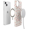 image:imageCasely iPhone 14 Plus Case  Final Rose  Red amp Pink Floral  Compatible with MagSafe  Classic Ultra Slim DesignLove Letters  Doodle Hearts