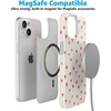 image:imageCasely iPhone 14 Plus Case  Final Rose  Red amp Pink Floral  Compatible with MagSafe  Classic Ultra Slim DesignLove Letters  Doodle Hearts