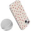 image:imageCasely iPhone 14 Plus Case  Final Rose  Red amp Pink Floral  Compatible with MagSafe  Classic Ultra Slim DesignLove Letters  Doodle Hearts