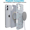 image:imageCasely iPhone 14 Plus Case  Final Rose  Red amp Pink Floral  Compatible with MagSafe  Classic Ultra Slim DesignLove Lines  Blue Stripes