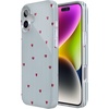 image:imageCasely iPhone 14 Plus Case  Final Rose  Red amp Pink Floral  Compatible with MagSafe  Classic Ultra Slim DesignLove Lines  Blue Stripes