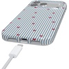 image:imageCasely iPhone 14 Plus Case  Final Rose  Red amp Pink Floral  Compatible with MagSafe  Classic Ultra Slim DesignLove Lines  Blue Stripes