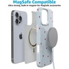 image:imageCasely iPhone 14 Plus Case  Final Rose  Red amp Pink Floral  Compatible with MagSafe  Classic Ultra Slim DesignLove Lines  Blue Stripes