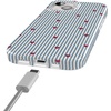 image:imageCasely iPhone 14 Plus Case  Final Rose  Red amp Pink Floral  Compatible with MagSafe  Classic Ultra Slim DesignLove Lines  Blue Stripes
