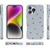 image:imageCasely iPhone 14 Plus Case  Final Rose  Red amp Pink Floral  Compatible with MagSafe  Classic Ultra Slim DesignLove Lines  Blue Stripes
