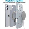 image:imageCasely iPhone 14 Plus Case  Final Rose  Red amp Pink Floral  Compatible with MagSafe  Classic Ultra Slim DesignLove Lines  Blue Stripes