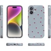 image:imageCasely iPhone 14 Plus Case  Final Rose  Red amp Pink Floral  Compatible with MagSafe  Classic Ultra Slim DesignLove Lines  Blue Stripes