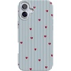 image:imageCasely iPhone 14 Plus Case  Final Rose  Red amp Pink Floral  Compatible with MagSafe  Classic Ultra Slim DesignLove Lines  Blue Stripes