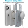 image:imageCasely iPhone 14 Plus Case  Final Rose  Red amp Pink Floral  Compatible with MagSafe  Classic Ultra Slim DesignLove Lines  Blue Stripes