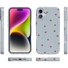 image:imageCasely iPhone 14 Plus Case  Final Rose  Red amp Pink Floral  Compatible with MagSafe  Classic Ultra Slim DesignLove Lines  Blue Stripes