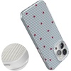 image:imageCasely iPhone 14 Plus Case  Final Rose  Red amp Pink Floral  Compatible with MagSafe  Classic Ultra Slim DesignLove Lines  Blue Stripes
