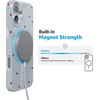 image:imageCasely iPhone 14 Plus Case  Final Rose  Red amp Pink Floral  Compatible with MagSafe  Classic Ultra Slim DesignLove Lines  Blue Stripes