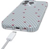 image:imageCasely iPhone 14 Plus Case  Final Rose  Red amp Pink Floral  Compatible with MagSafe  Classic Ultra Slim DesignLove Lines  Blue Stripes