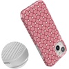 image:imageCasely iPhone 14 Plus Case  Final Rose  Red amp Pink Floral  Compatible with MagSafe  Classic Ultra Slim DesignLove Locks  Pink Hearts