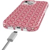 image:imageCasely iPhone 14 Plus Case  Final Rose  Red amp Pink Floral  Compatible with MagSafe  Classic Ultra Slim DesignLove Locks  Pink Hearts