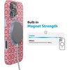 image:imageCasely iPhone 14 Plus Case  Final Rose  Red amp Pink Floral  Compatible with MagSafe  Classic Ultra Slim DesignLove Locks  Pink Hearts