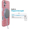 image:imageCasely iPhone 14 Plus Case  Final Rose  Red amp Pink Floral  Compatible with MagSafe  Classic Ultra Slim DesignLove Locks  Pink Hearts