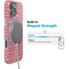 image:imageCasely iPhone 14 Plus Case  Final Rose  Red amp Pink Floral  Compatible with MagSafe  Classic Ultra Slim DesignLove Locks  Pink Hearts