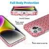 image:imageCasely iPhone 14 Plus Case  Final Rose  Red amp Pink Floral  Compatible with MagSafe  Classic Ultra Slim DesignLove Locks  Pink Hearts