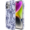 image:imageCasely iPhone 14 Plus Case  Final Rose  Red amp Pink Floral  Compatible with MagSafe  Classic Ultra Slim DesignLove Me Knot  Blue Bow