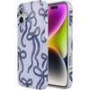 image:imageCasely iPhone 14 Plus Case  Final Rose  Red amp Pink Floral  Compatible with MagSafe  Classic Ultra Slim DesignLove Me Knot  Blue Bow