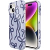 image:imageCasely iPhone 14 Plus Case  Final Rose  Red amp Pink Floral  Compatible with MagSafe  Classic Ultra Slim DesignLove Me Knot  Blue Bow