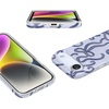 image:imageCasely iPhone 14 Plus Case  Final Rose  Red amp Pink Floral  Compatible with MagSafe  Classic Ultra Slim DesignLove Me Knot  Blue Bow