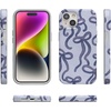 image:imageCasely iPhone 14 Plus Case  Final Rose  Red amp Pink Floral  Compatible with MagSafe  Classic Ultra Slim DesignLove Me Knot  Blue Bow