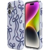 image:imageCasely iPhone 14 Plus Case  Final Rose  Red amp Pink Floral  Compatible with MagSafe  Classic Ultra Slim DesignLove Me Knot  Blue Bow