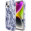 image:imageCasely iPhone 14 Plus Case  Final Rose  Red amp Pink Floral  Compatible with MagSafe  Classic Ultra Slim DesignLove Me Knot  Blue Bow