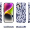 image:imageCasely iPhone 14 Plus Case  Final Rose  Red amp Pink Floral  Compatible with MagSafe  Classic Ultra Slim DesignLove Me Knot  Blue Bow