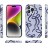 image:imageCasely iPhone 14 Plus Case  Final Rose  Red amp Pink Floral  Compatible with MagSafe  Classic Ultra Slim DesignLove Me Knot  Blue Bow
