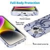 image:imageCasely iPhone 14 Plus Case  Final Rose  Red amp Pink Floral  Compatible with MagSafe  Classic Ultra Slim DesignLove Me Knot  Blue Bow