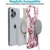 image:imageCasely iPhone 14 Plus Case  Final Rose  Red amp Pink Floral  Compatible with MagSafe  Classic Ultra Slim DesignLove Me Knot  Mauve Bow