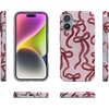 image:imageCasely iPhone 14 Plus Case  Final Rose  Red amp Pink Floral  Compatible with MagSafe  Classic Ultra Slim DesignLove Me Knot  Mauve Bow