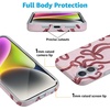 image:imageCasely iPhone 14 Plus Case  Final Rose  Red amp Pink Floral  Compatible with MagSafe  Classic Ultra Slim DesignLove Me Knot  Mauve Bow
