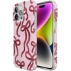 image:imageCasely iPhone 14 Plus Case  Final Rose  Red amp Pink Floral  Compatible with MagSafe  Classic Ultra Slim DesignLove Me Knot  Mauve Bow