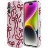 image:imageCasely iPhone 14 Plus Case  Final Rose  Red amp Pink Floral  Compatible with MagSafe  Classic Ultra Slim DesignLove Me Knot  Mauve Bow