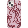 image:imageCasely iPhone 14 Plus Case  Final Rose  Red amp Pink Floral  Compatible with MagSafe  Classic Ultra Slim DesignLove Me Knot  Mauve Bow
