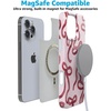image:imageCasely iPhone 14 Plus Case  Final Rose  Red amp Pink Floral  Compatible with MagSafe  Classic Ultra Slim DesignLove Me Knot  Mauve Bow