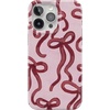 image:imageCasely iPhone 14 Plus Case  Final Rose  Red amp Pink Floral  Compatible with MagSafe  Classic Ultra Slim DesignLove Me Knot  Mauve Bow