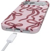 image:imageCasely iPhone 14 Plus Case  Final Rose  Red amp Pink Floral  Compatible with MagSafe  Classic Ultra Slim DesignLove Me Knot  Mauve Bow