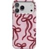image:imageCasely iPhone 14 Plus Case  Final Rose  Red amp Pink Floral  Compatible with MagSafe  Classic Ultra Slim DesignLove Me Knot  Mauve Bow