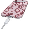 image:imageCasely iPhone 14 Plus Case  Final Rose  Red amp Pink Floral  Compatible with MagSafe  Classic Ultra Slim DesignLove Me Knot  Mauve Bow