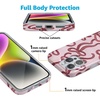 image:imageCasely iPhone 14 Plus Case  Final Rose  Red amp Pink Floral  Compatible with MagSafe  Classic Ultra Slim DesignLove Me Knot  Mauve Bow