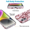 image:imageCasely iPhone 14 Plus Case  Final Rose  Red amp Pink Floral  Compatible with MagSafe  Classic Ultra Slim DesignLove Me Knot  Mauve Bow