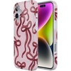 image:imageCasely iPhone 14 Plus Case  Final Rose  Red amp Pink Floral  Compatible with MagSafe  Classic Ultra Slim DesignLove Me Knot  Mauve Bow
