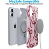 image:imageCasely iPhone 14 Plus Case  Final Rose  Red amp Pink Floral  Compatible with MagSafe  Classic Ultra Slim DesignLove Me Knot  Mauve Bow