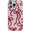 image:imageCasely iPhone 14 Plus Case  Final Rose  Red amp Pink Floral  Compatible with MagSafe  Classic Ultra Slim DesignLove Me Knot  Mauve Bow