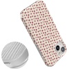 image:imageCasely iPhone 14 Plus Case  Final Rose  Red amp Pink Floral  Compatible with MagSafe  Classic Ultra Slim DesignLovebug  Mauve Hearts